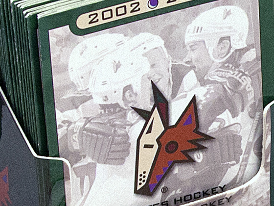 Phoenix Coyotes - Game Schedule, Point of Purchase Display