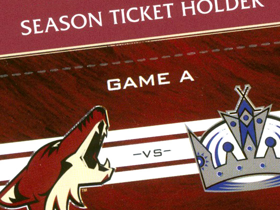 Phoenix Coyotes - Season Tickets Packet Design